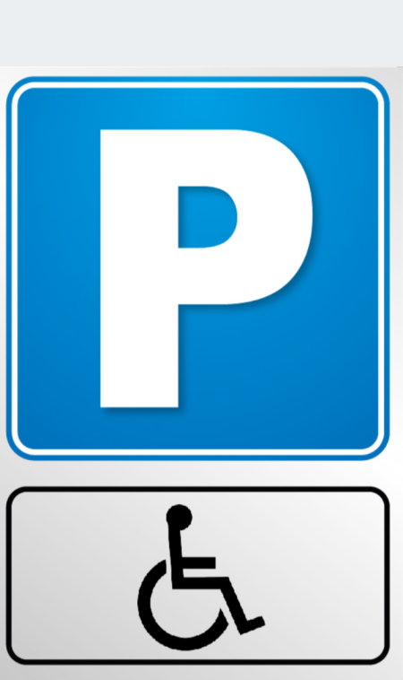 Miejsce parkingowe dla niepełnosprawnych 